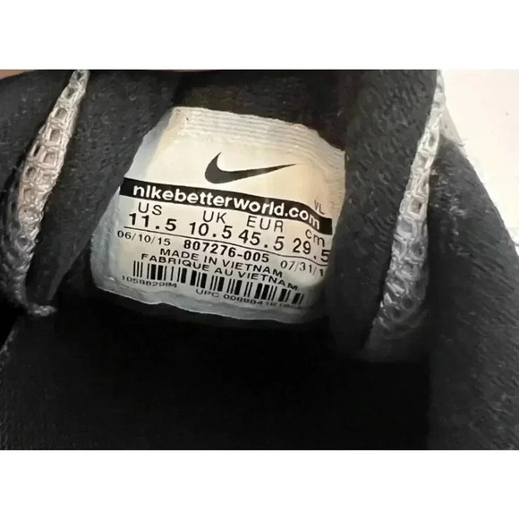 Nike Winflo 2 Gray Orange Black Running Shoes Men's Size 11.5 model 807276-005 - Picture 8 of 8